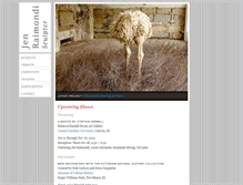Tablet Screenshot of jenraimondi.artinruins.com